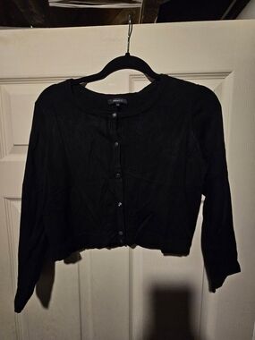 RW&CO Women's Black Cardigan Size Medium